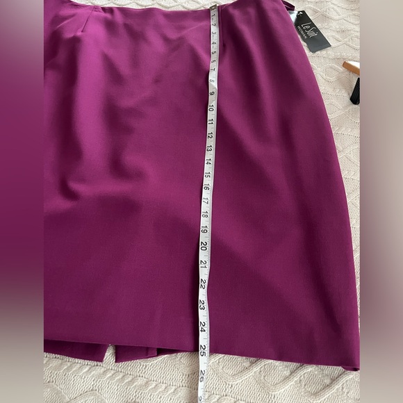 NEW! Le Suit Jacket & Skirt, Fuchsia, Designer Women’s Size 20W - Picture 7 of 16
